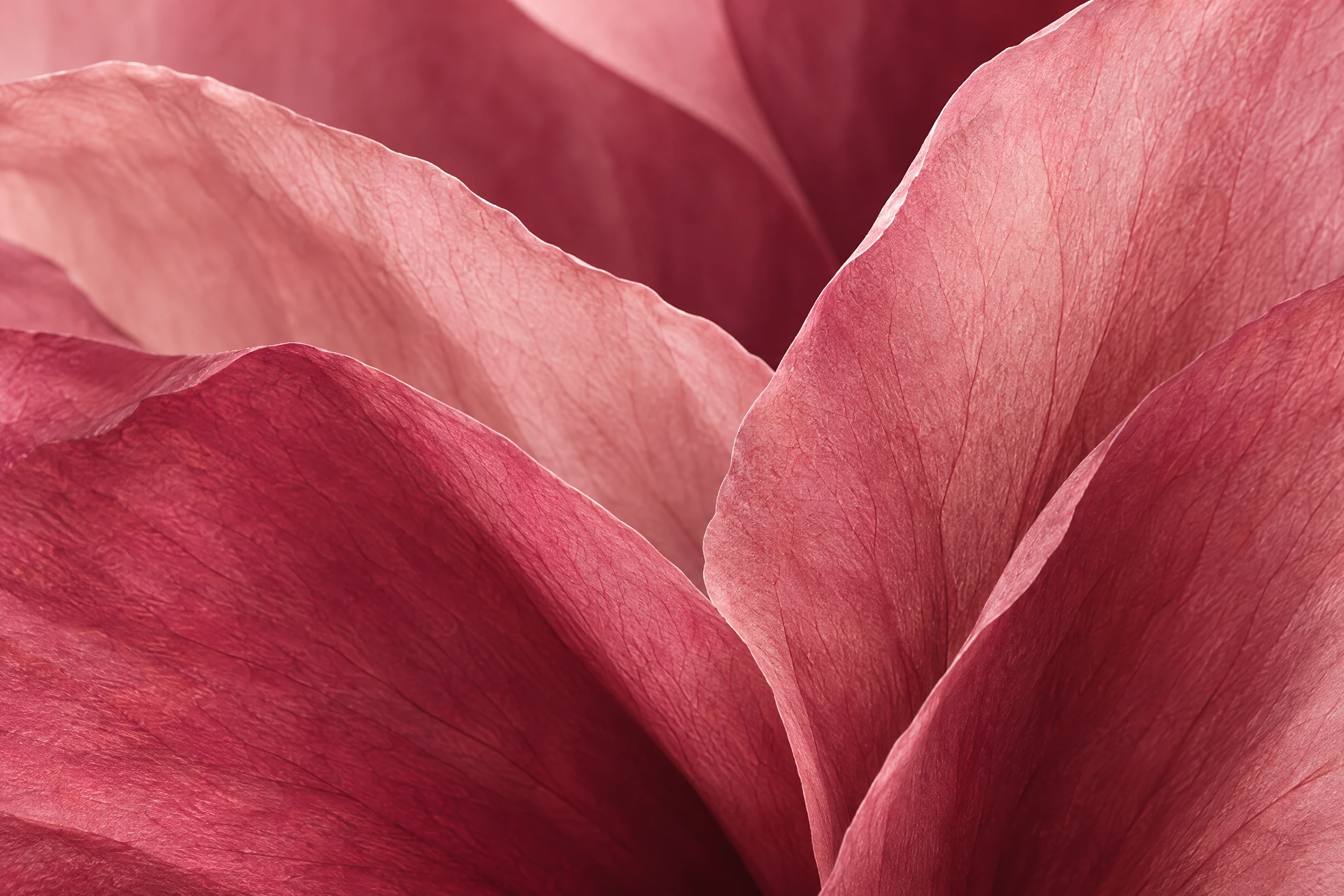 Détail de pétales roses